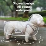 Waterproof Transparent Dog Raincoat for Small Dogs 2 | PricZone