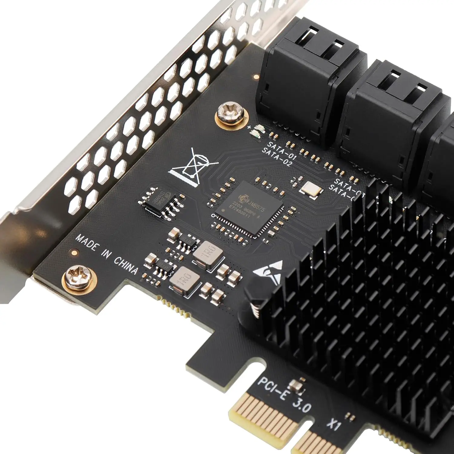 Port SATA 30 SSD Expansion Card PCIe x1 Adapter 4 | PricZone Port SATA 30 SSD Expansion Card PCIe x1 Adapter 4 | PricZone