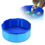 Foldable Dog Bath Swimming Pool Cat Toy with Fish Water 1 | PricZone