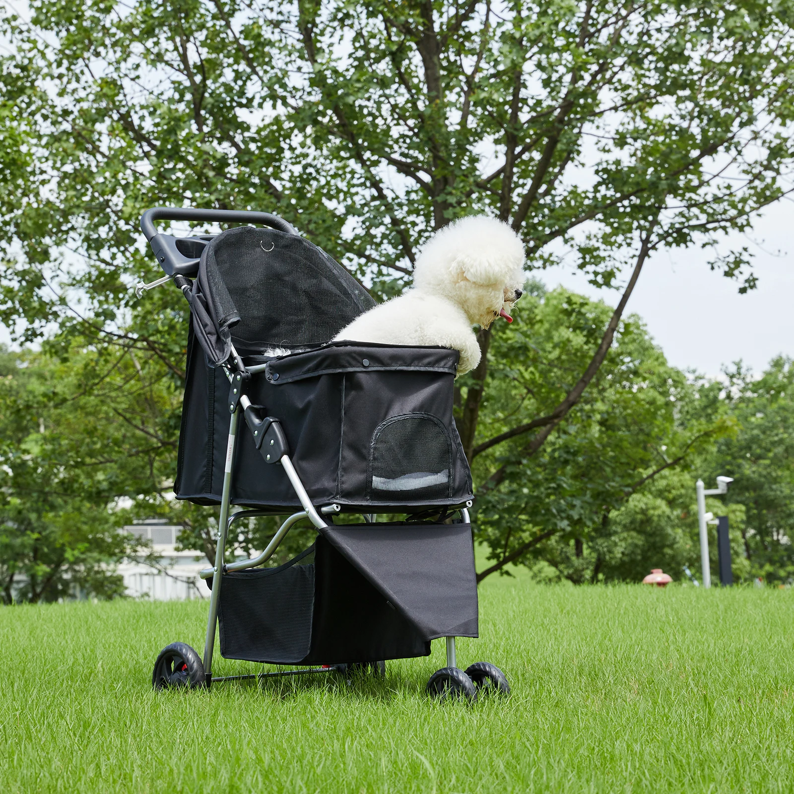 Jhk 3Wheel Foldable Pet Stroller for Small Dogs and Cats 4 | PricZone Jhk 3 Wheel Foldable Pet Stroller for Small Dogs and Cats 4 | PricZone