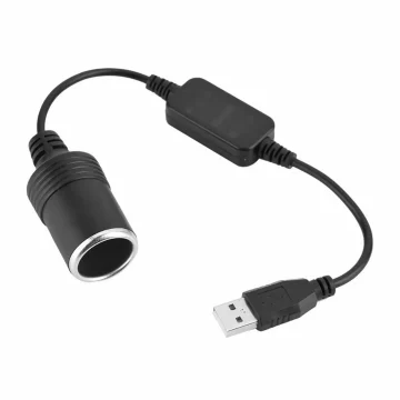 12V Car Voltage Conversion Socket Power Charger 34.5Cm USB 2