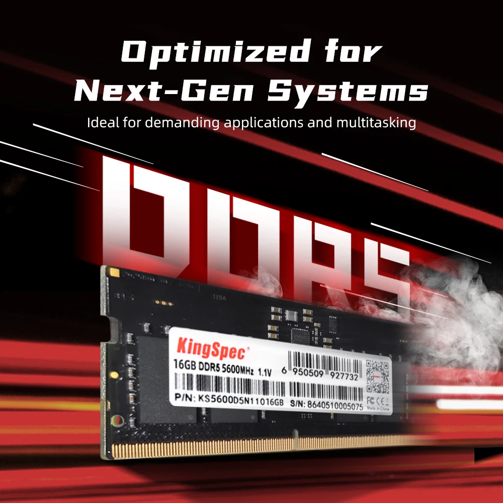 Kingspec Ddr5 RAM Memory 16Gb 32Gb 4800Mhz 5600Mhz Sodimm 2 | PricZone Kingspec Ddr5 RAM Memory 16Gb 32Gb 4800Mhz 5600Mhz Sodimm 2 | PricZone