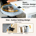 Foldable SemiCircular Cat Desk Bed Space Saving Hammock 4 | PricZone Foldable Semi Circular Cat Desk Bed Space Saving Hammock 4 | PricZone
