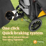 Large Foldable Pet Dog Stroller Rolling Dogs Cat Carrier 6 | PricZone Large Foldable Pet Dog Stroller Rolling Dogs Cat Carrier 6 | PricZone