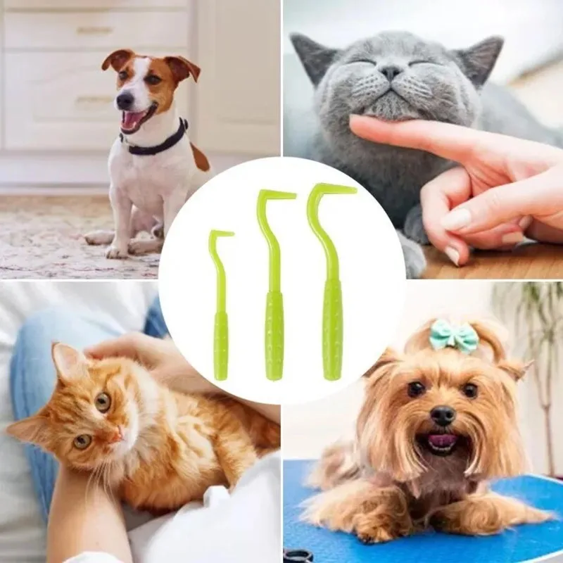 Flea Remover Hook Tick Tweezer Pull Pet Cat Dog Accessaries 4 | PricZone Flea Remover Hook Tick Tweezer Pull Pet Cat Dog Accessaries 4 | PricZone