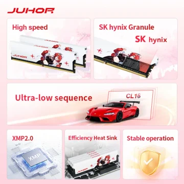 Juhor Ddr4 8Gb 3200Mhz Desktop Memory 2