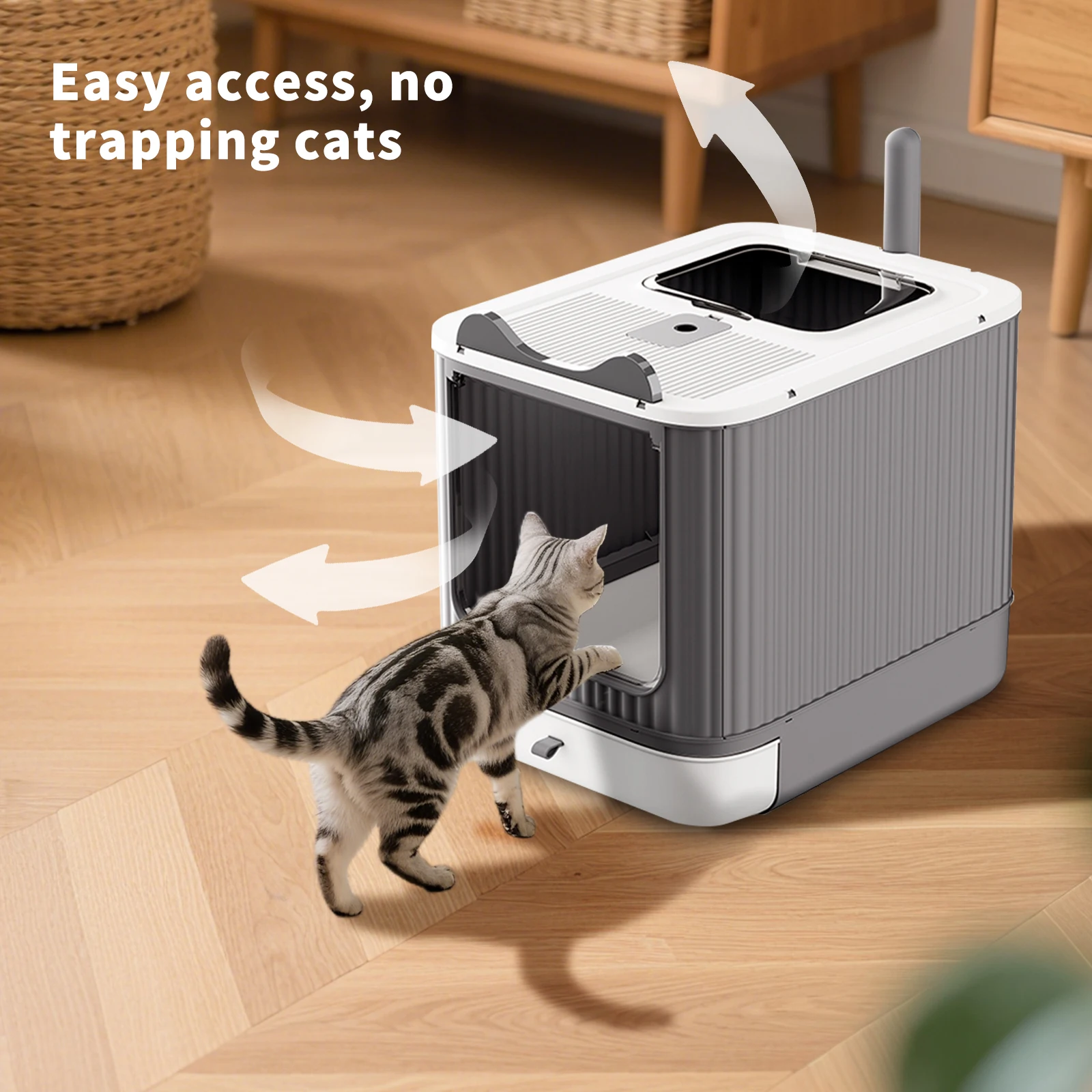 Enclosed Cat Litter Box Furniture Extra Large 1 | PricZone Enclosed Cat Litter Box Furniture Extra Large 1 | PricZone