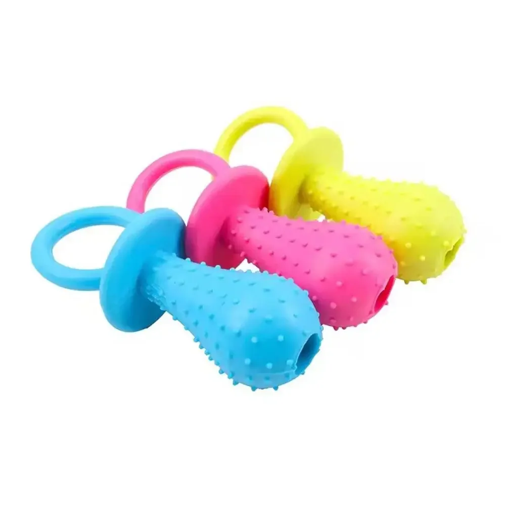 Squeaky Bell TPR Dog Pacifier Toy Safe NonToxic Durable 8 | PricZone Squeaky Bell TPR Dog Pacifier Toy Safe Non Toxic Durable 8 | PricZone