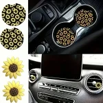 Sunflower Pattern Car Seat Cover Set Universal Fit 8 | PricZone Sunflower Pattern Car Seat Cover Set Universal Fit 8 | PricZone