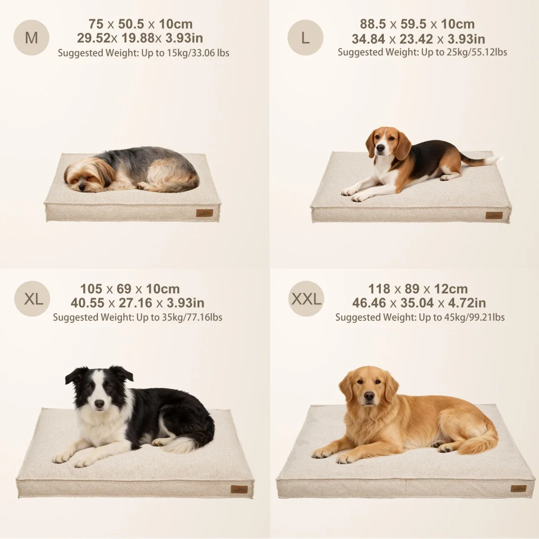 Bingopaw Large Dog Bed Washable Rectangular Pet Pillow 8 | PricZone Bingopaw Large Dog Bed Washable Rectangular Pet Pillow 8 | PricZone