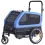 Succebuy 88 Lbs Dog Bike Trailer 2-In-1 Pet Stroller Cart