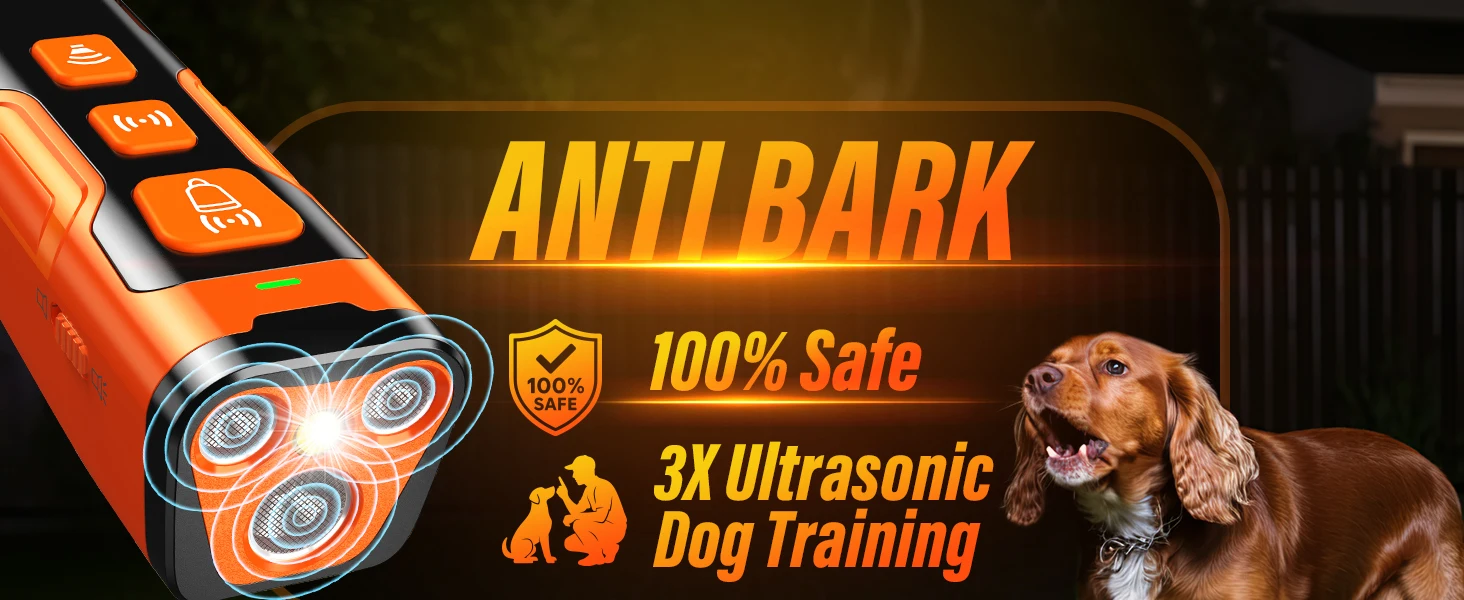 Rechargeable Ultrasonic Dog Barking Control Device 6