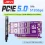 Jeyi Pcie 5.0 X16 Quad M.2 Expansion Card 512Gbps Support