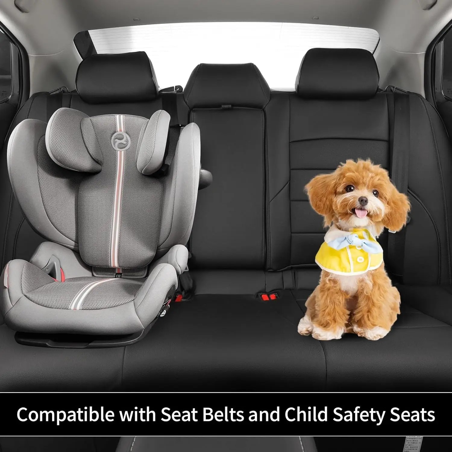 Toyota Camry Waterproof Leather Car Seat Covers Custom Fit 16
