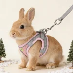 Bunny Harness Leash Set EscapeProof Soft Vest for Rabbit 5 | PricZone Bunny Harness Leash Set Escape Proof Soft Vest for Rabbit 5 | PricZone