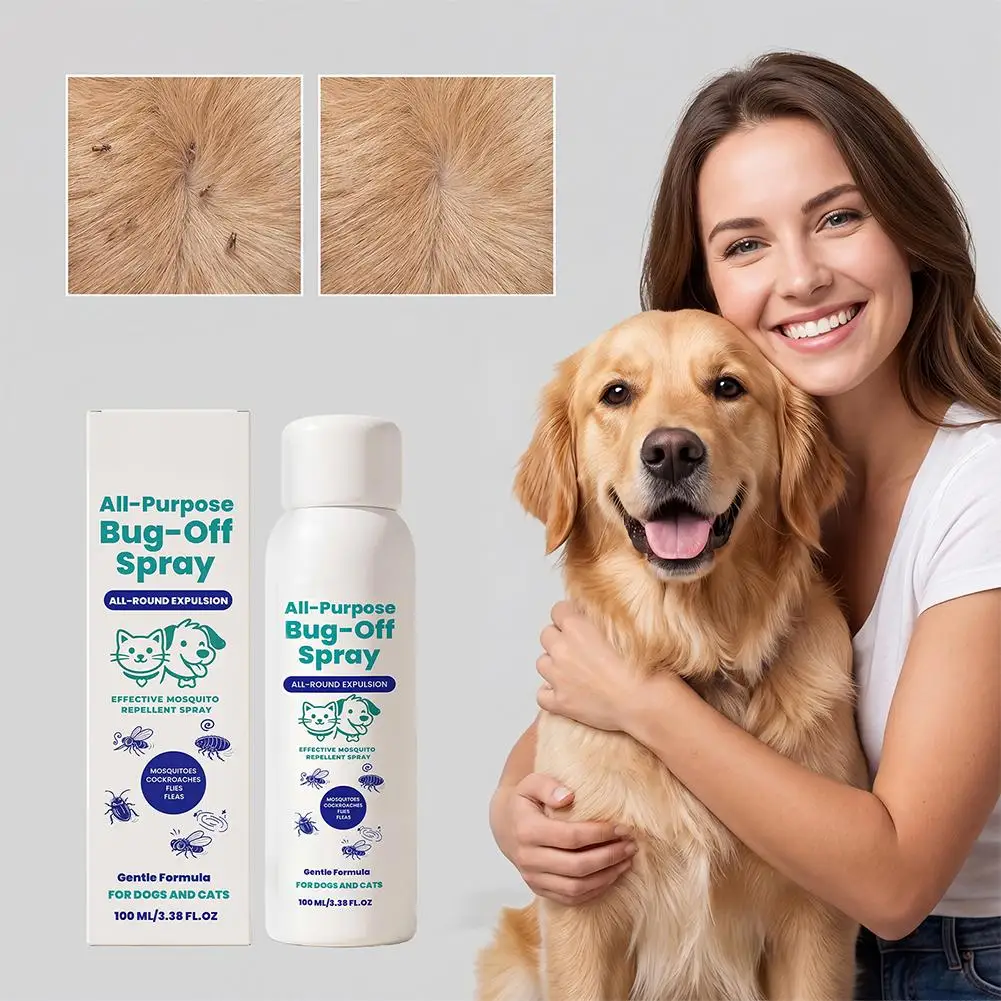 Pet Insect Repellent Spray Mild Safe Effectively Repels 12