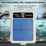 Solar Charging Outdoor Fishing Oxygen Pump Aquarium Aerator 5 | PricZone