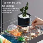 High Quality Transparent Fish Tank Plastic Square Breeding 3 | PricZone