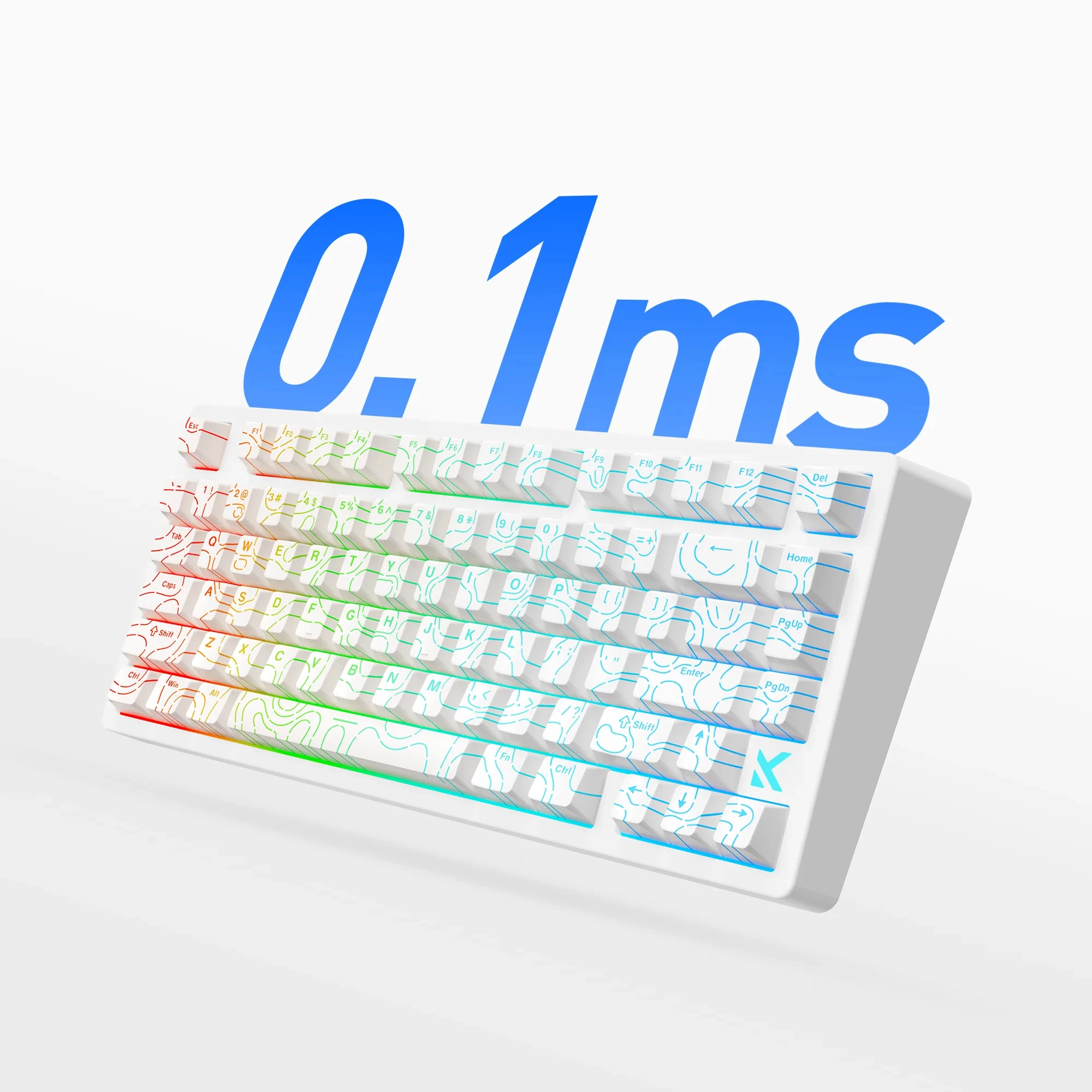 Mchose Jet75 Kailh Magnetic Switch Gaming Keyboard 9