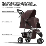 Pet Stroller Or Small Dogs 10 Lbs Dog Or Medium 30 Cat 4 | PricZone Pet Stroller Or Small Dogs 10 Lbs Dog Or Medium 30 Cat 4 | PricZone