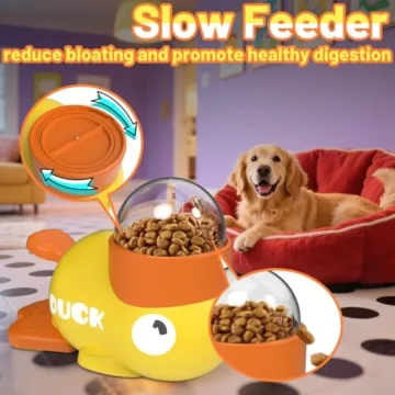 Interactive Dog Treat Dispenser Toy and Slow Feeder Bowls 2 | PricZone