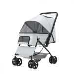 OneClick Folding Pet Travel Stroller 4 Wheels Lightweight 4 | PricZone One Click Folding Pet Travel Stroller 4 Wheels Lightweight 4 | PricZone