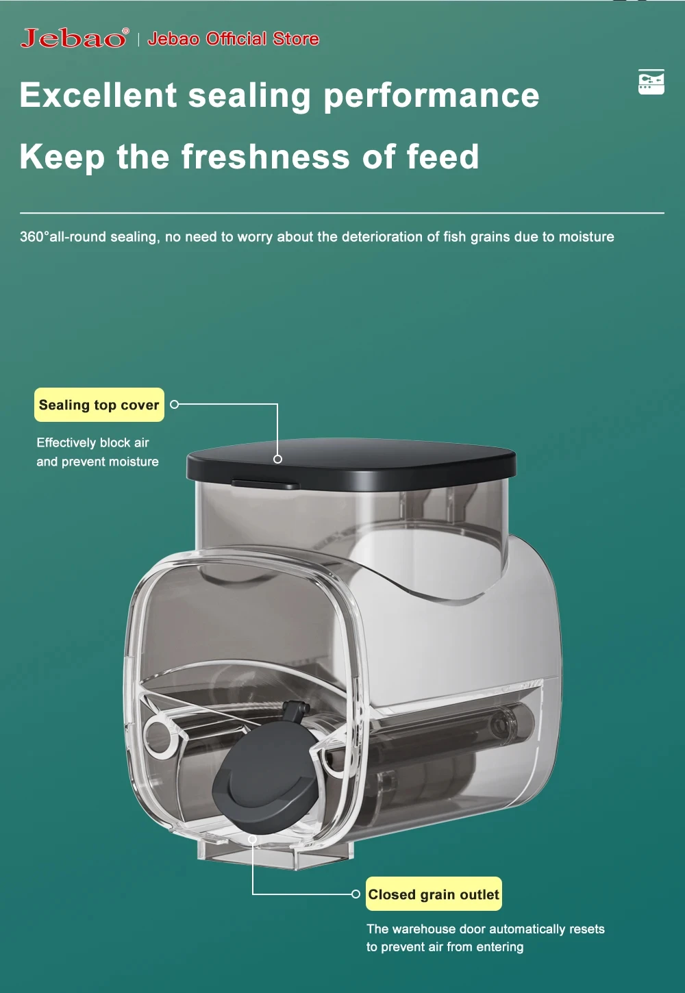 Jebao Jecod New Aquarium Fish Tank Feeder Intelligent 21