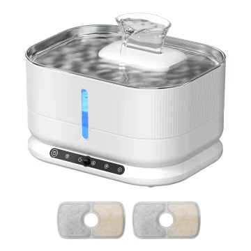 Cordless Cat Water Fountain 3.5L 8000Mah Rechargeable 1