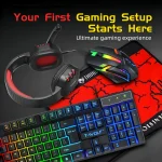 4 in 1 Gaming Combo Set with RGB Keyboard and Mouse 5 | PricZone