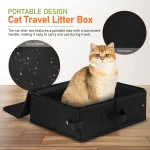 Foldable Travel Cat Litter Box Large Capacity Zipper 1 | PricZone Foldable Travel Cat Litter Box Large Capacity Zipper 1 | PricZone