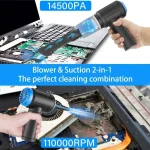 Cordless 110000Rpm PC Cleaner with Vacuum and Air Blower 3 | PricZone
