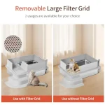 Xxxl Stainless Steel Litter Box 28X20X18 Extra Large Fully 3 | PricZone