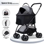 Pet Stroller 2 In 1 Detachable with Removable Lightweight 2 | PricZone