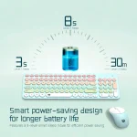 Wireless Keyboard and Mouse Combo with Cleaning Brush 5 | PricZone Wireless Keyboard and Mouse Combo with Cleaning Brush 5 | PricZone