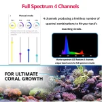 New Popbloom Rl90 WiFi LED Aquarium Light Full Spectrum 5 | PricZone New Popbloom Rl90 WiFi LED Aquarium Light Full Spectrum 5 | PricZone