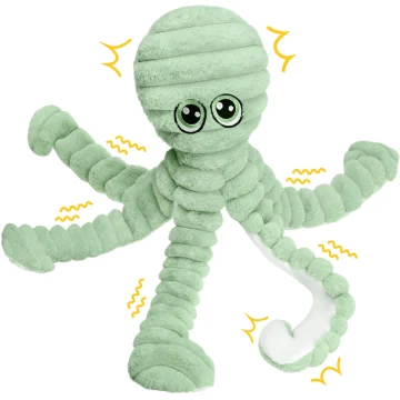 Octopus Design Pet Grinding Teeth Squeaky Plush Toy 1 | PricZone