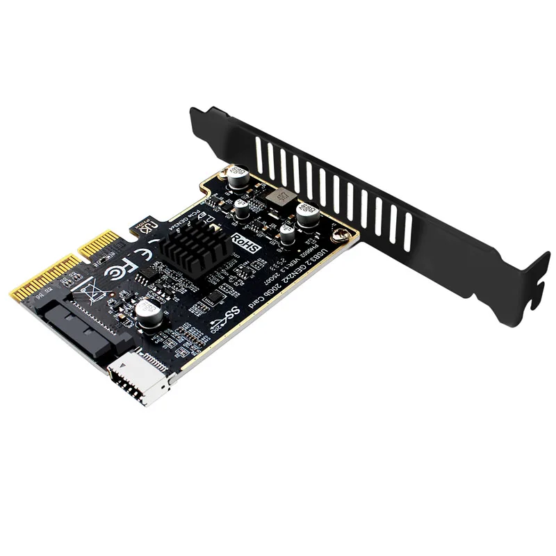 Pcie 4X To Usb32 Gen2 TypeE Expansion Card 3 | PricZone Pcie 4X To Usb32 Gen2 Type E Expansion Card 3 | PricZone