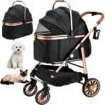 Foldable Pet Stroller for Medium DogCat Up To 55 Lbs 2 | PricZone Foldable Pet Stroller for Medium DogCat Up To 55 Lbs 2 | PricZone