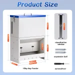 25Lbs Large Capacity Splicable Automatic Dog Feeder 3 | PricZone
