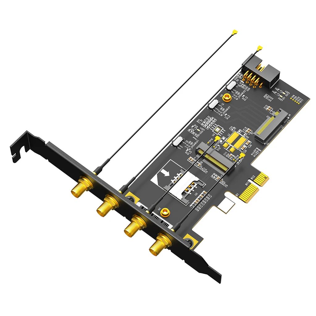 M.2 3G/4G WiFi Card to PCIe x1 Adapter 8