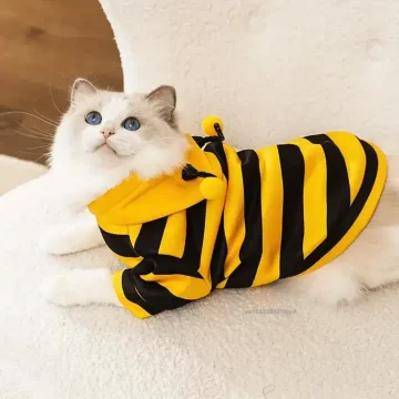 Bee Pet Puppy Coat Dog Hoodies Winter Warm Costume 1 | PricZone