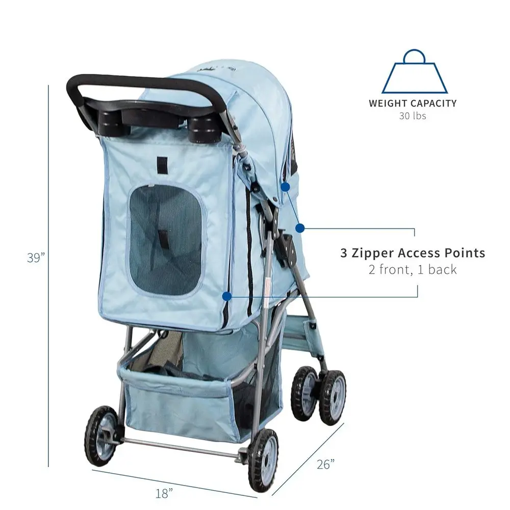 Wheel Pet Stroller Or Cat Dog and More Portable Carrier 2 | PricZone Wheel Pet Stroller Or Cat Dog and More Portable Carrier 2 | PricZone