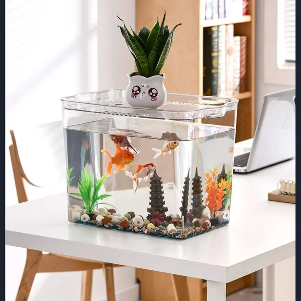 High-Quality Transparent Fish Tank Plastic Square Breeding 14