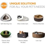 Knitted Cat Bed Round Lexible Pet Gray 17 X 4 Inches 6 | PricZone