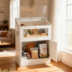 Large Acrylic Small Animal Cage with Storage Cabinet for Pets 1 | PricZone