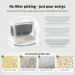 65L Smart Automatic SelfCleaning Cat Litter Box 5 | PricZone 65L Smart Automatic Self Cleaning Cat Litter Box 5 | PricZone