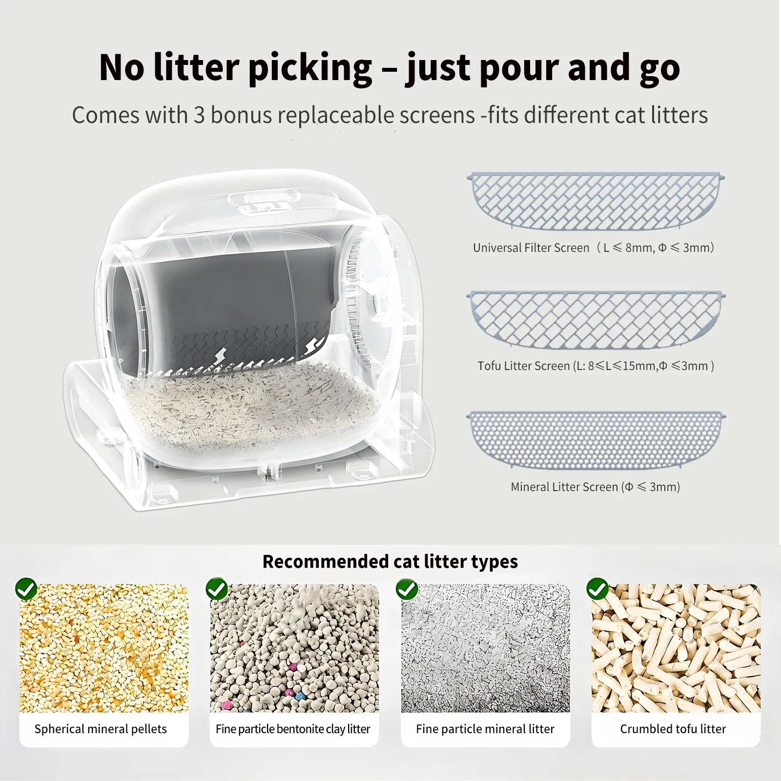 65L Smart Automatic SelfCleaning Cat Litter Box 5 | PricZone 65L Smart Automatic Self Cleaning Cat Litter Box 5 | PricZone