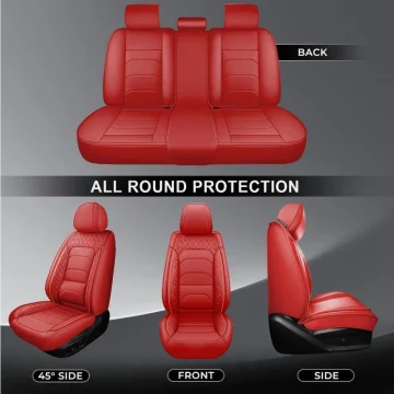 Universal Car Seat Covers Waterproof Leather Protector 1