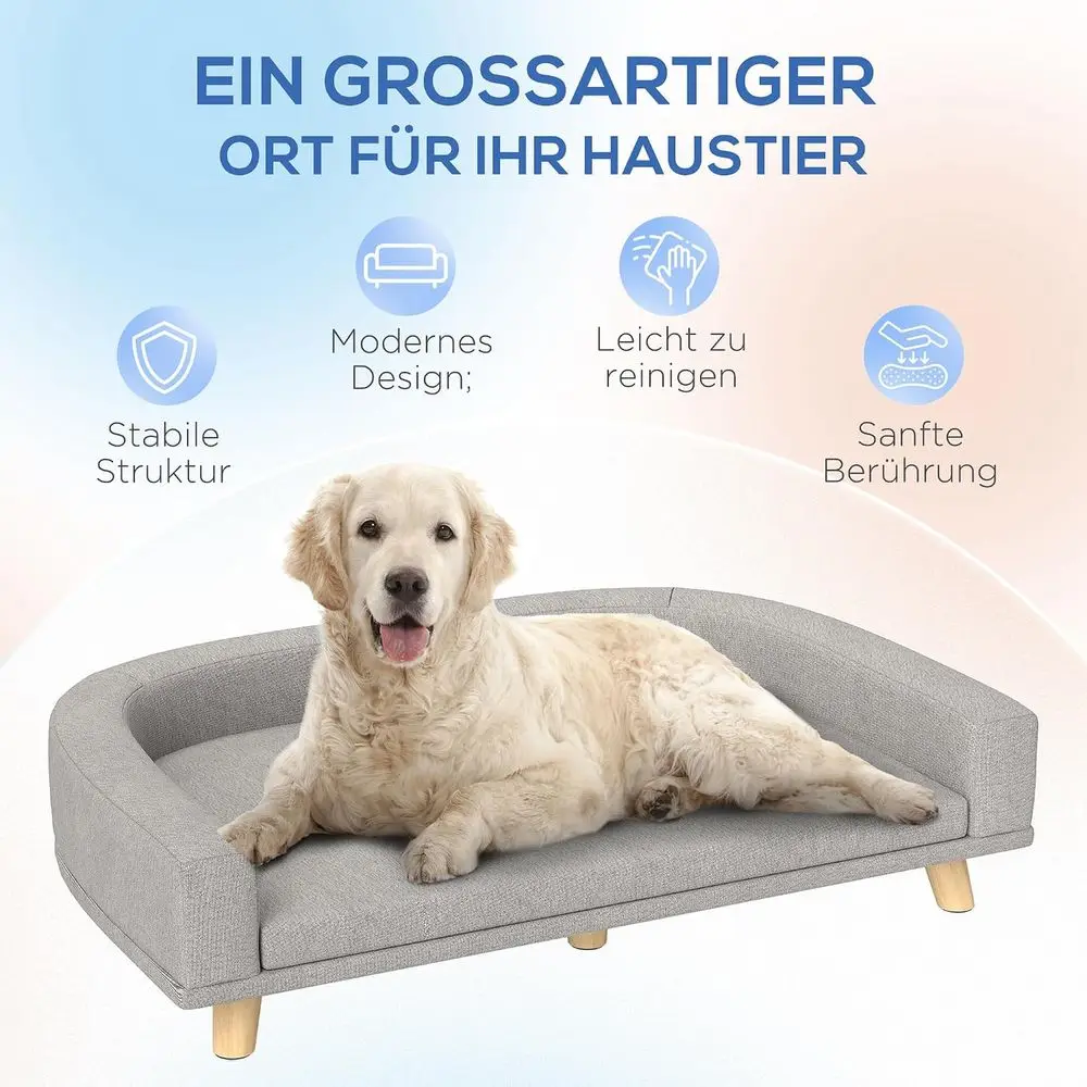 Dog Sofa Couch Pet Bed with Comfortable Luxury Cushion 6 | PricZone Dog Sofa Couch Pet Bed with Comfortable Luxury Cushion 6 | PricZone