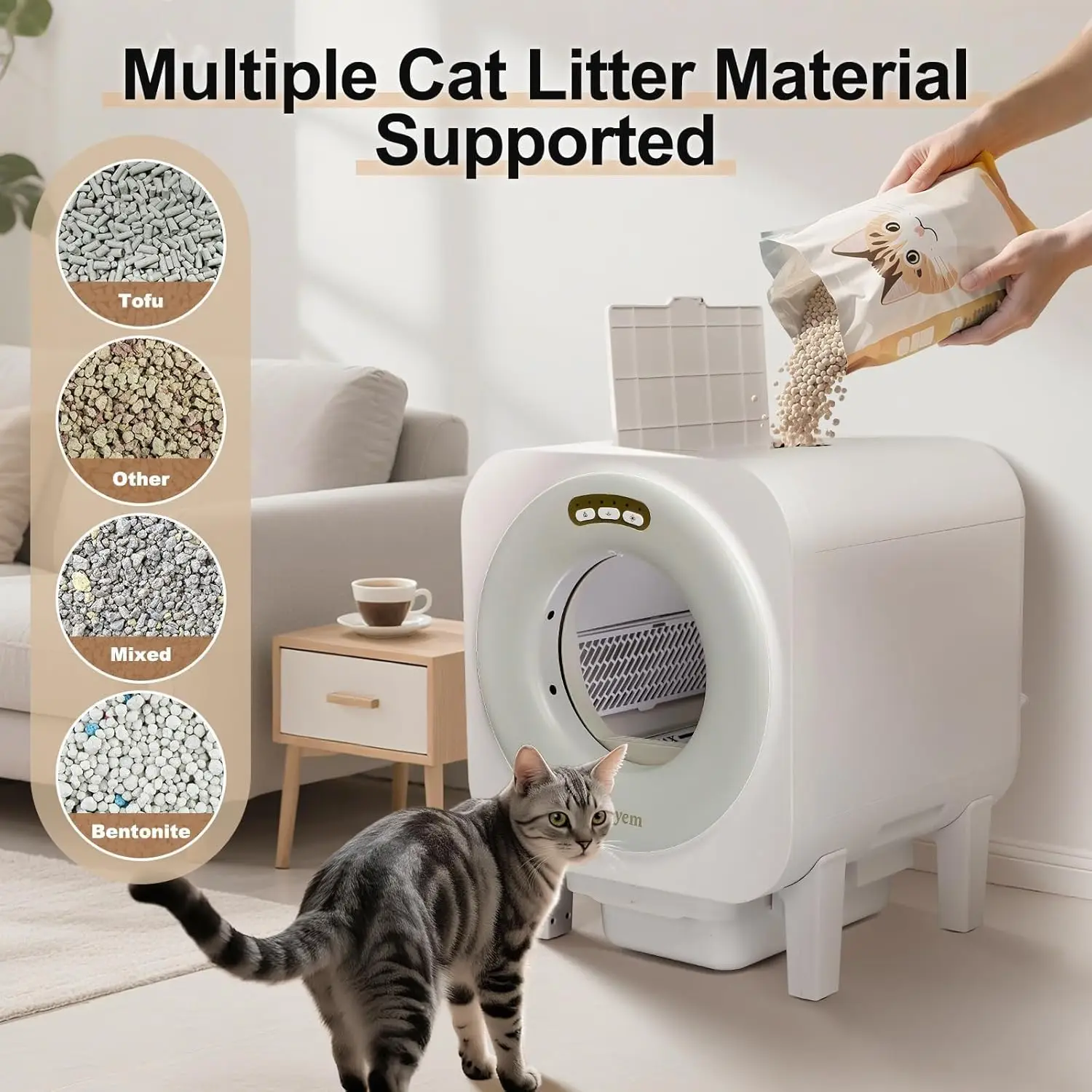 SelfCleaning Litter Box 68L Large Capacity Automatic Cat 5 | PricZone Self Cleaning Litter Box 68L Large Capacity Automatic Cat 5 | PricZone